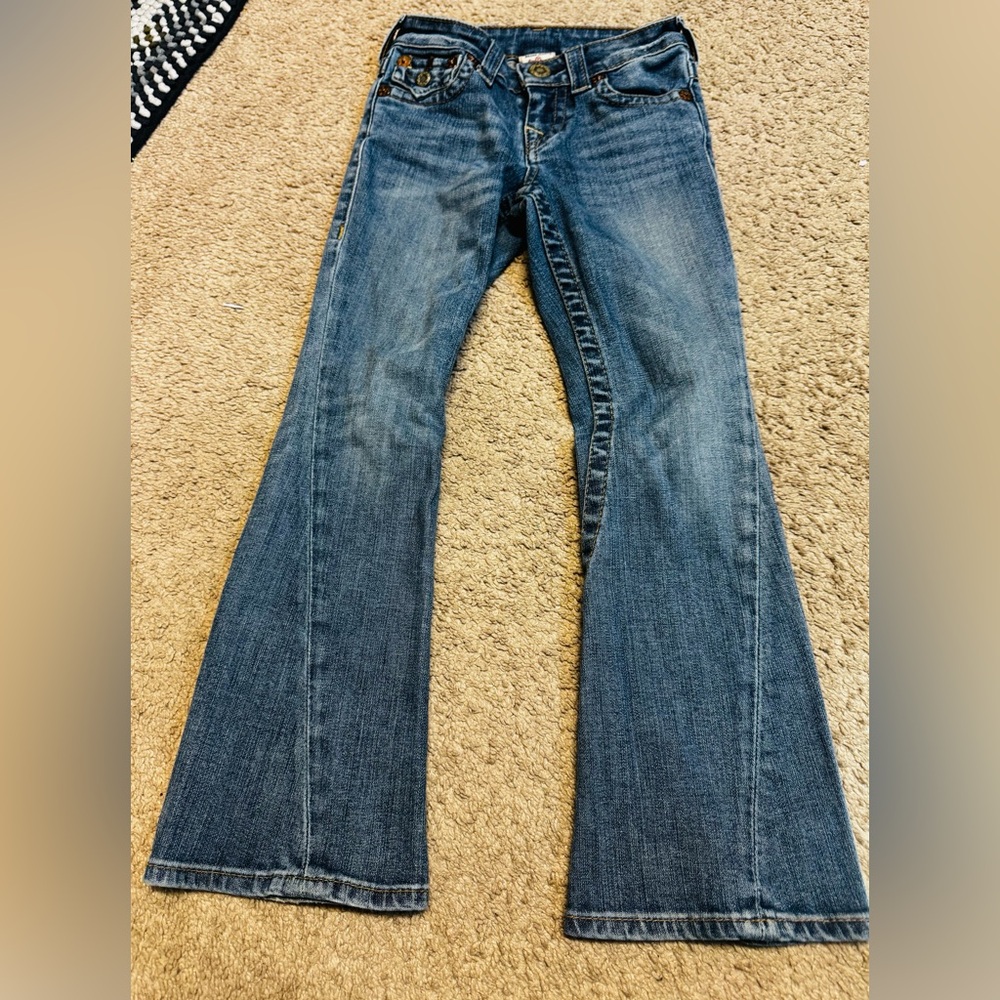True Religion girls joey flare Jeans